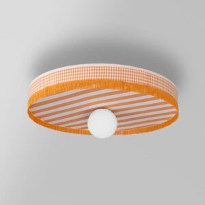 GRACE STRIPES ORANGE CEILING LAMP