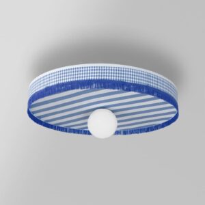 GRACE STRIPES BLUE CEILING LAMP