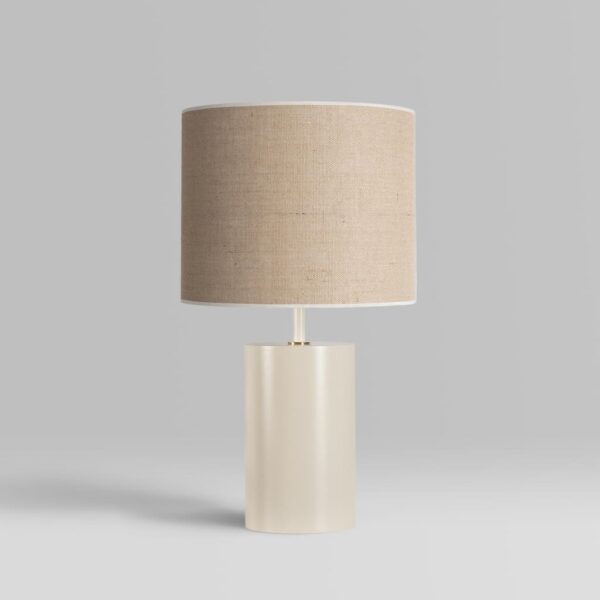 Sacco XL table lamp with natural white sackcloth – Gropius®
